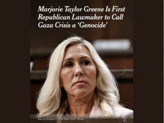Person in focus with headline text above.