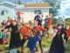 Mounties and nuns taking Indigenous children away.