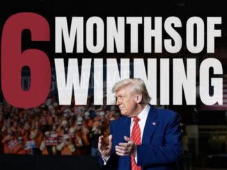 Person clapping with "6 Months of Winning".