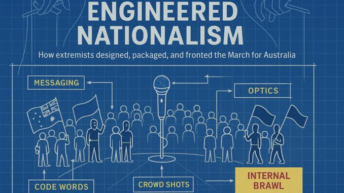 Blueprint illustration of engineered nationalism concept. Blueprint illustration of engineered nationalism concept.