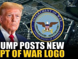 Man with logo and Pentagon background.