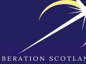 Liberation Scotland logo with star design.