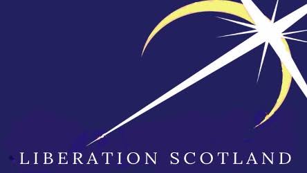 Liberation Scotland logo with star design.