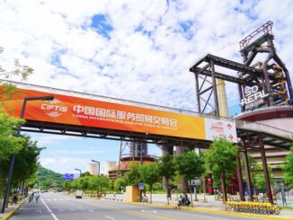 CIFTIS banner over urban street scene.