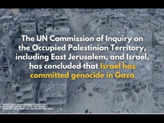 UN report claims genocide in Gaza.