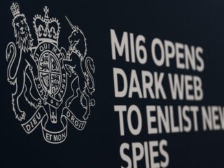 MI6 recruitment message on dark web.