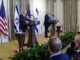 Two leaders at a joint press conference.