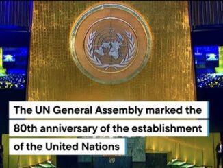 UN General Assembly 80th anniversary celebration.