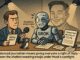 Robot sweating during an interview with journalist.