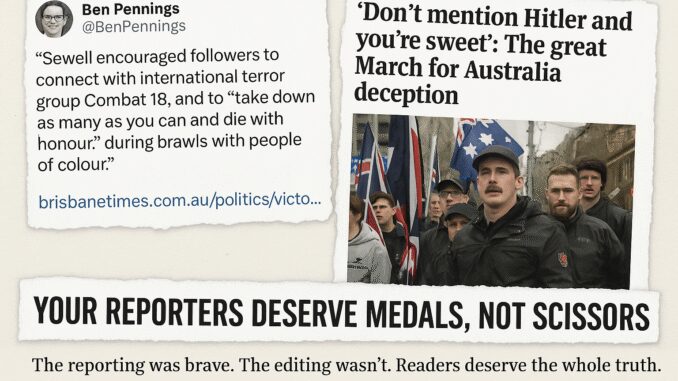 Collage criticizing media editing and reporting. Collage criticizing media editing and reporting.