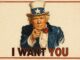 Uncle Sam-style poster, person pointing forward.