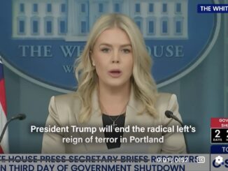 Press conference at the White House podium.