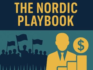 The Nordic Playbook cover with silhouettes.