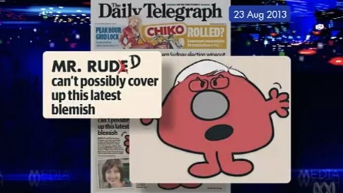 Cartoon character on newspaper front page. Cartoon character on newspaper front page.