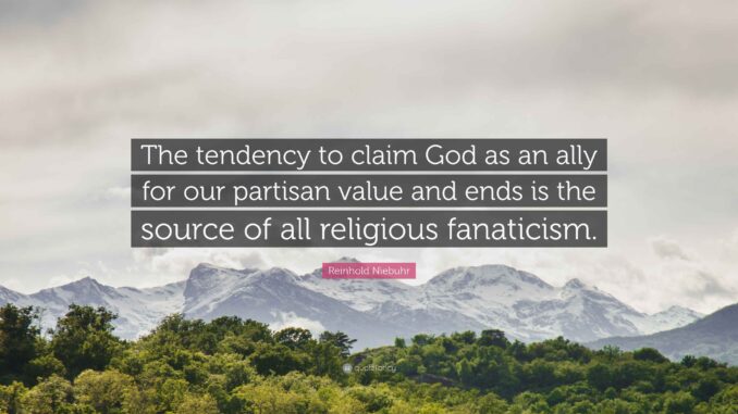 Quote on religious fanaticism with mountain background. Quote on religious fanaticism with mountain background.