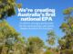 Australia's first national EPA announcement with trees.