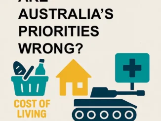 Australia's priorities: cost, housing, defense debate.