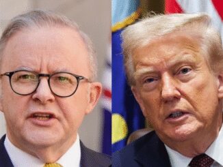 Two men speaking at separate events.