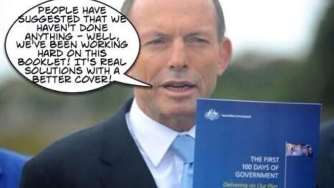 Man holding booklet with speech bubble joke. Man holding booklet with speech bubble joke.