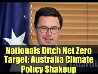 Politician discusses Australia's climate policy change.