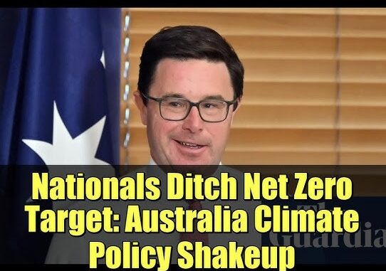 Politician discusses Australia's climate policy change.