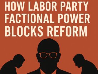 Labor Party factional power blocks reform illustration.