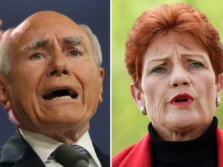 Two people speaking passionately in separate photos.