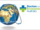 Earth with stethoscope, Doctors for Environment Australia.