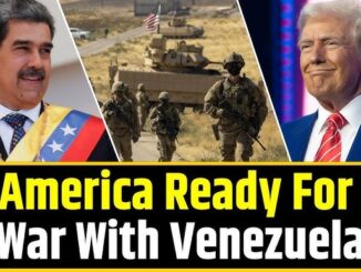 Politicians and soldiers with "America Ready" headline.