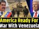 Politicians and soldiers with "America Ready" headline.