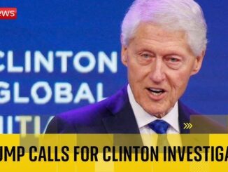 News headline: Trump calls for Clinton investigation.