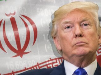 I don't know who this is. Person near Iran flag.
