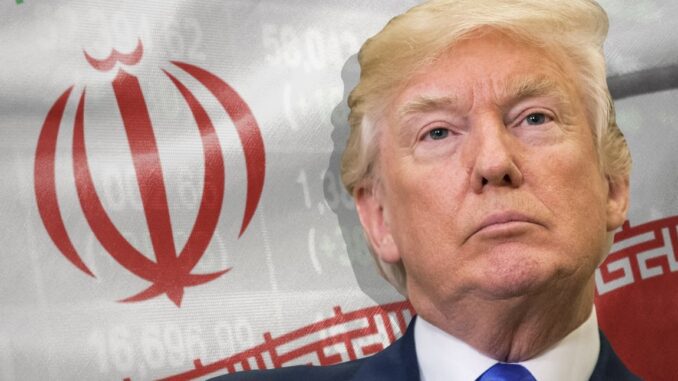 I don't know who this is. Person near Iran flag.