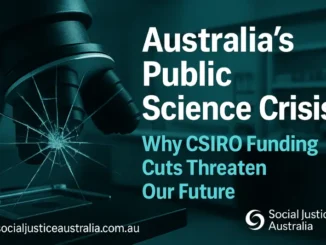 Australia's science funding crisis, CSIRO cuts.