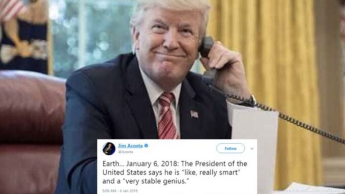 Man on phone with tweet overlay.