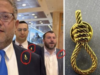 Three men with gold noose pins.