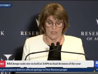 Speaker at Reserve Bank of Australia press conference.