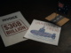 Invoice and submarine drawing with Australian flag.