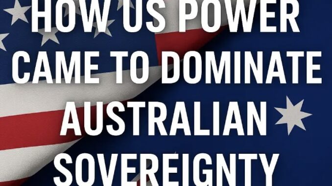 US influence on Australian sovereignty flags.