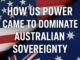 US influence on Australian sovereignty flags.