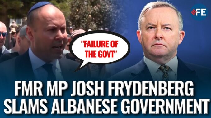 Former MP criticizes Albanese government in speech. Former MP criticizes Albanese government in speech.