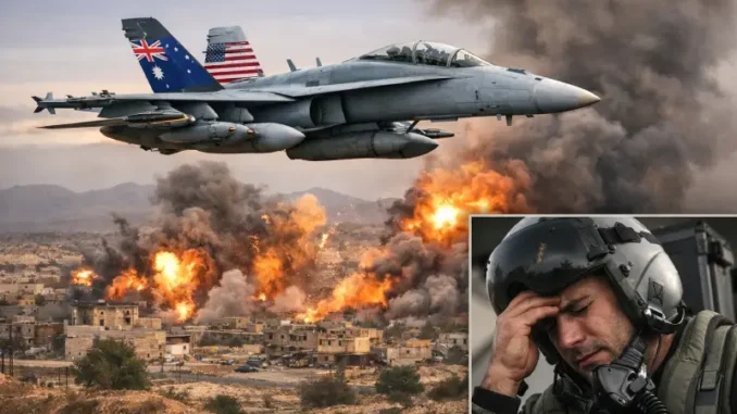 Military jet flying over a fiery battlefield. Military jet flying over a fiery battlefield.