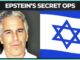 Portrait beside blue star flag graphic