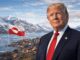 I don't know who this is. Greenland landscape background.