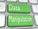 Green keys labeled Data Manipulation on keyboard.