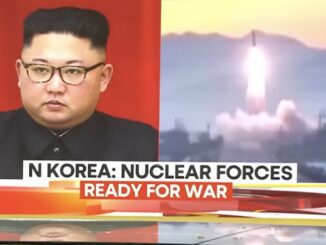 North Korea nuclear forces headline and missile.