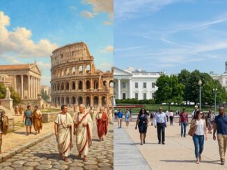 Ancient Rome and modern Washington, D.C. comparison.