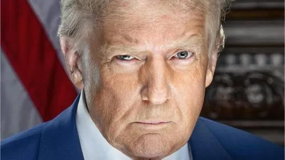 Close-up intense portrait of elderly man