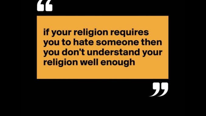 Quote about misunderstanding religion and hate. Quote about misunderstanding religion and hate.
