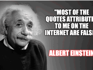 Albert Einstein quote about internet misattributions.